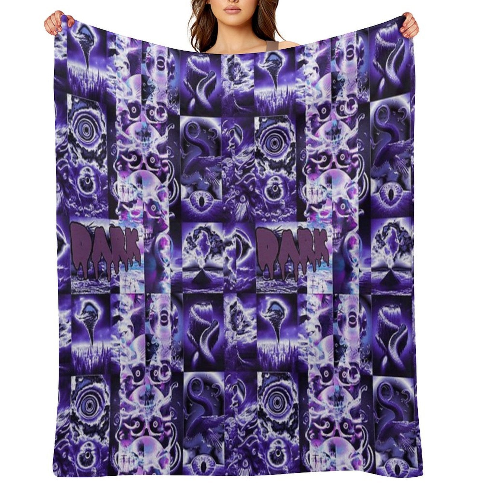 Strange Dark And Mysterious Compact Throw Blanket