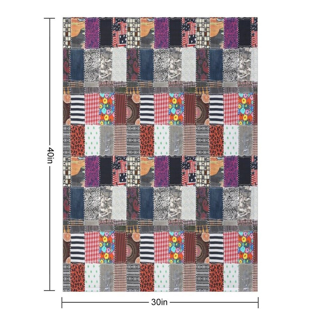 Patchwork Fabrics Premium Throw Blanket