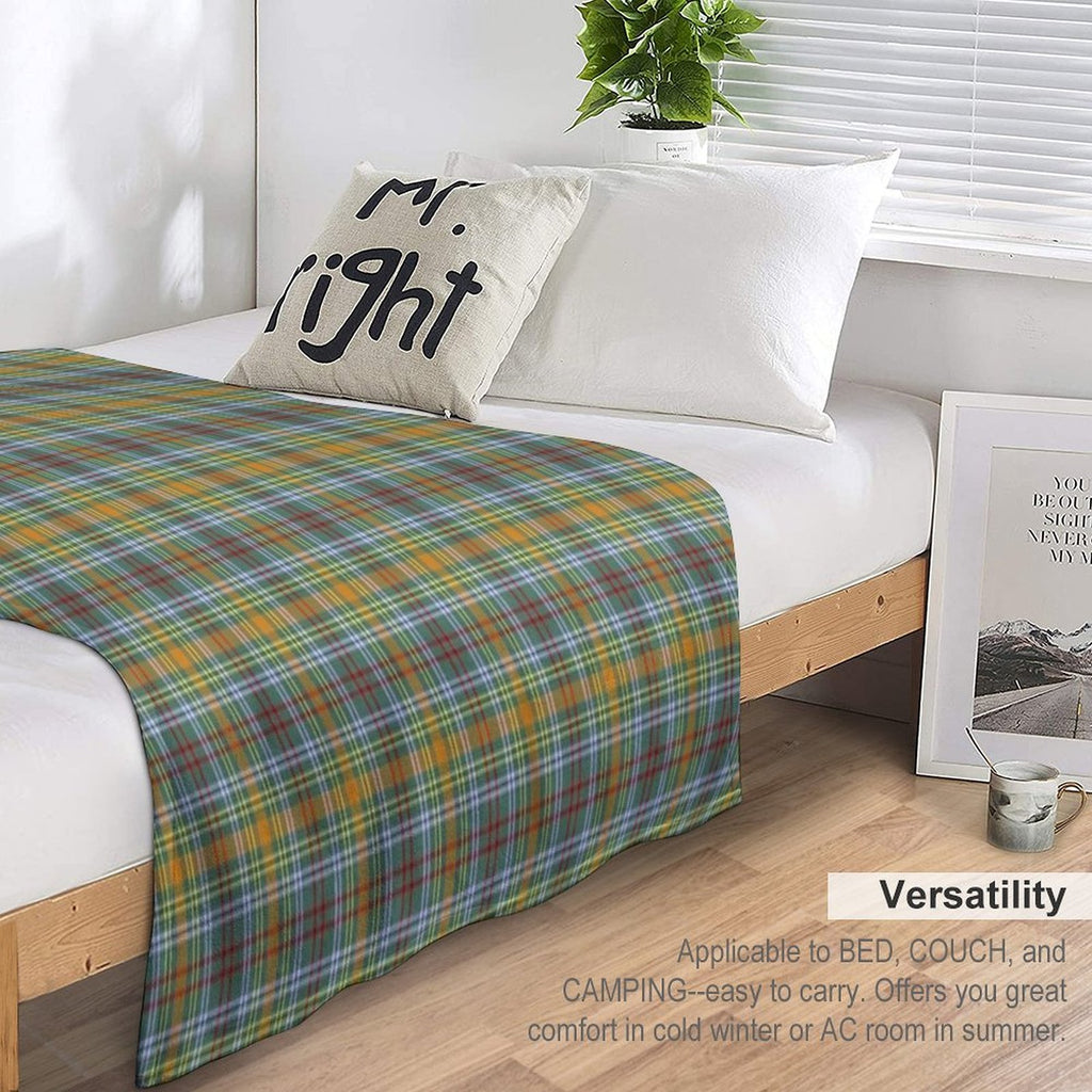 O'Brien Tartan Pattern Colorful Irish Plaid Durable Throw Blanket