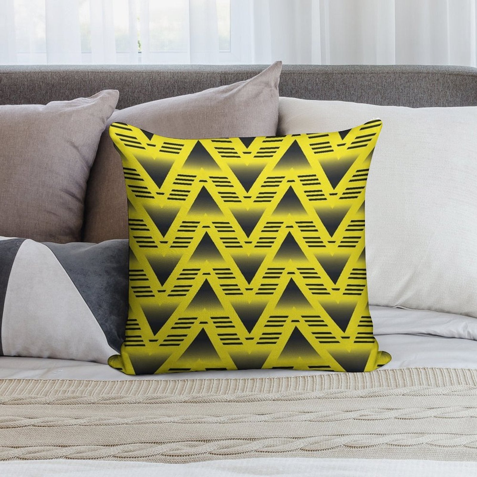 BRUISED BANANA 91ᴬ Soft Durable Construction Throw Pillow