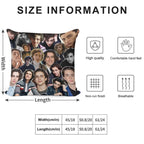 Timothée Chalamet Collage 2.0 Soft Short Plush Fabric Throw Pillow