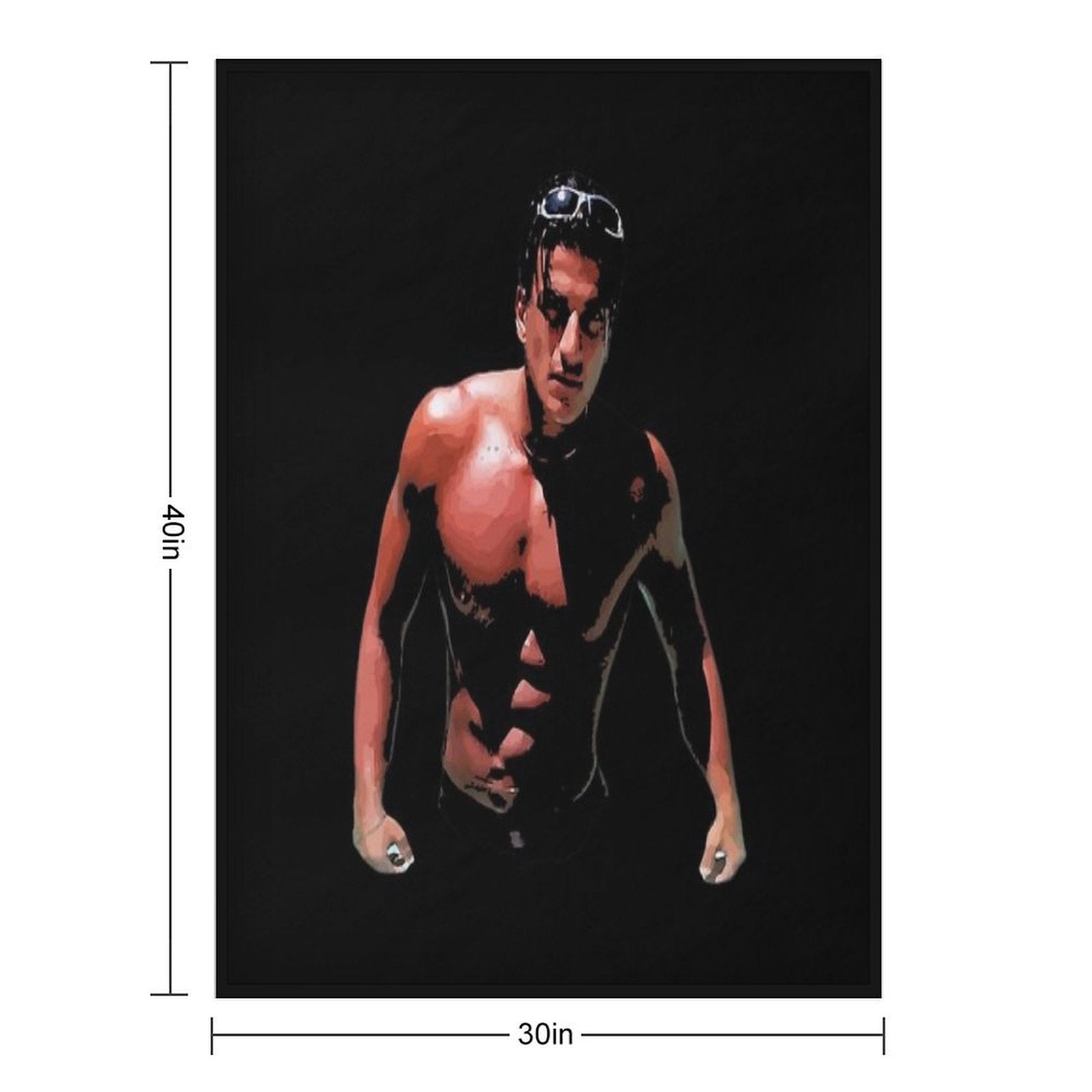 Peter Andre Certified 90s Thirst Trap Machine-washable Throw Blanket