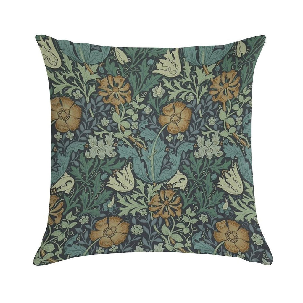 William Morris Fabric Design Soft Anti-Pilling Throw Pillow