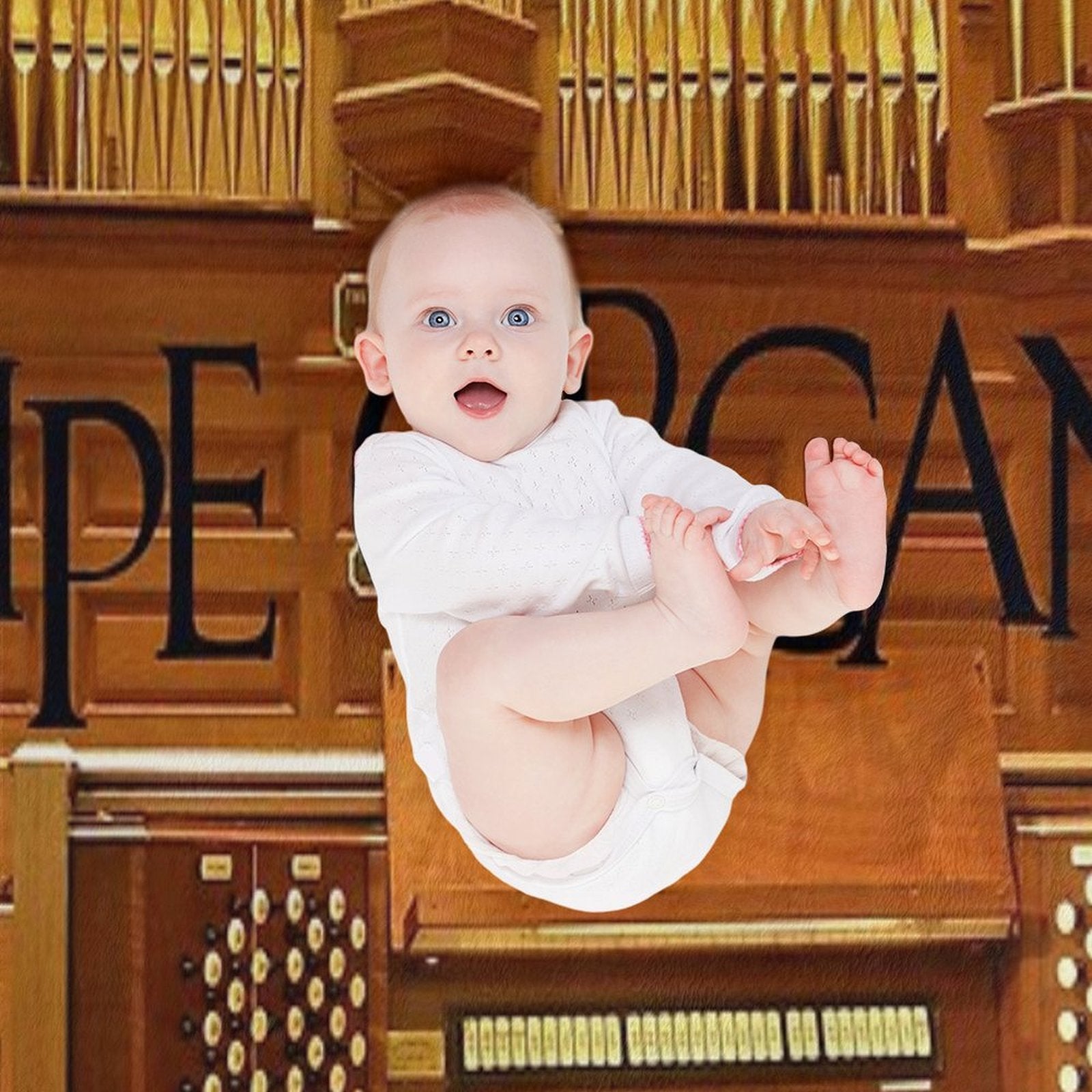 Big Pipe Organ Easy Care Throw Blanket