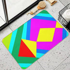 Arbitrary Abstract  Rapid-Drying Bath Mat