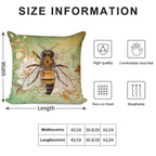 Honey Bee True Soft Hidden Zipper Throw Pillow