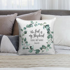 The Lord Is My Shepherd Soft Style Accent Throw Pillow