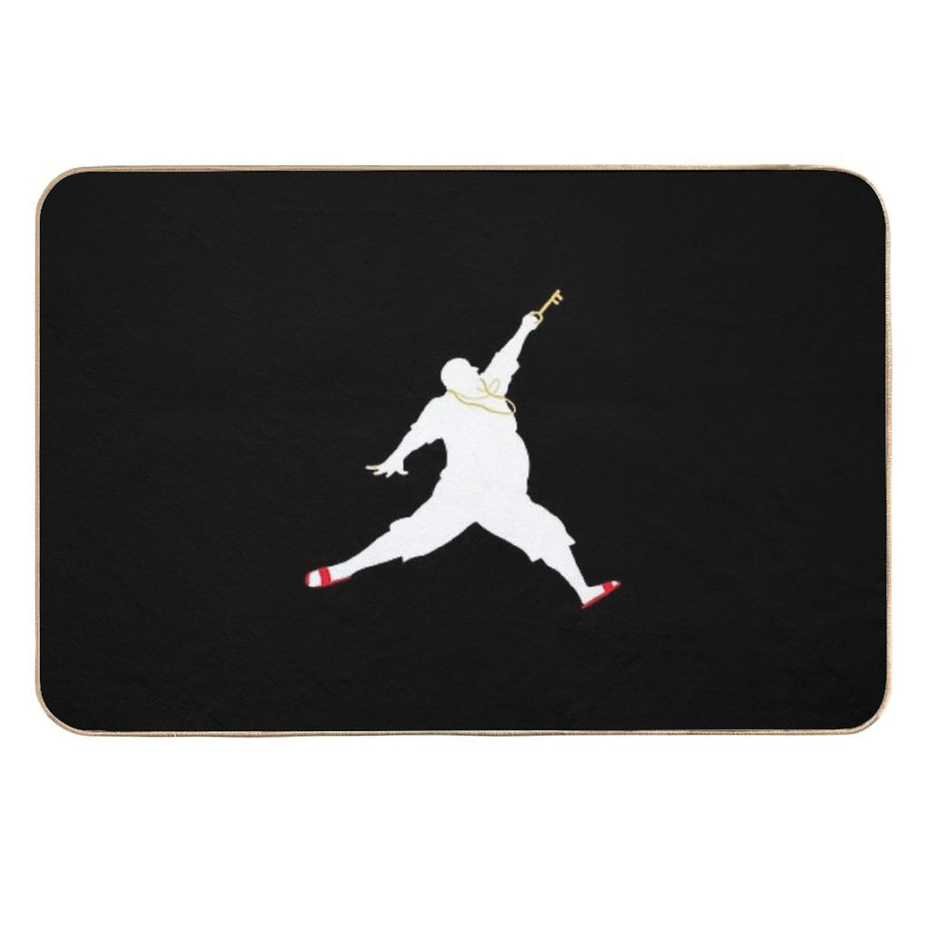 Dance Fat Black  Anti-Trip Bath Mat