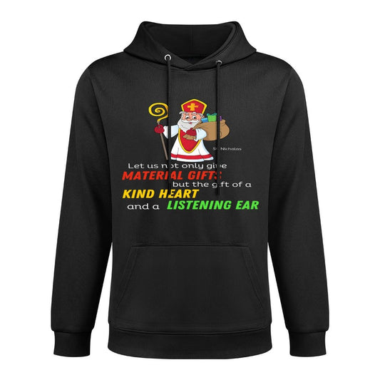 St. Nicholas Christmas Orthodox Catholic Saint Church Quote Layering Staple Hoodie