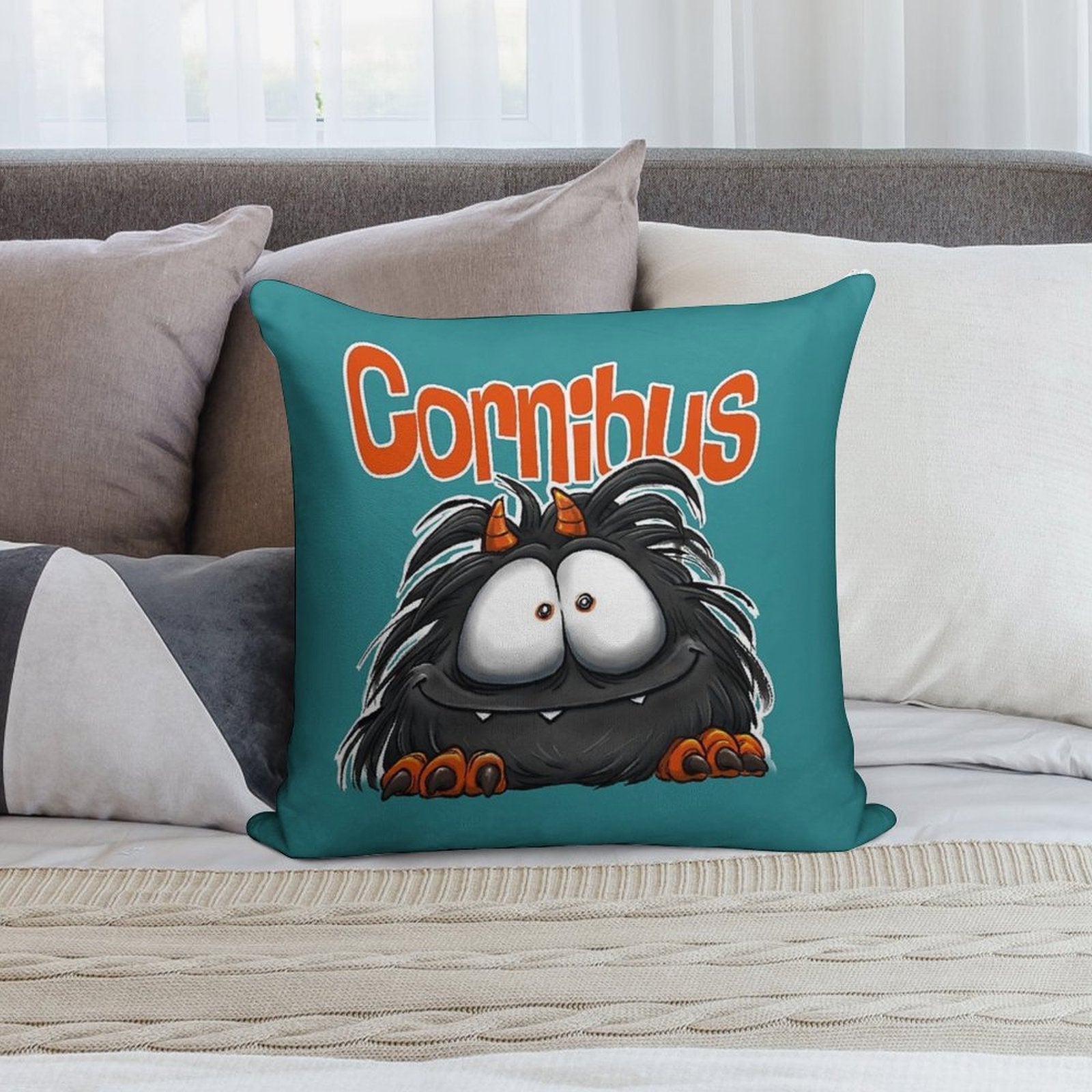 CORNIBUS SUPERSTAR Soft Warmth Comfort Throw Pillow