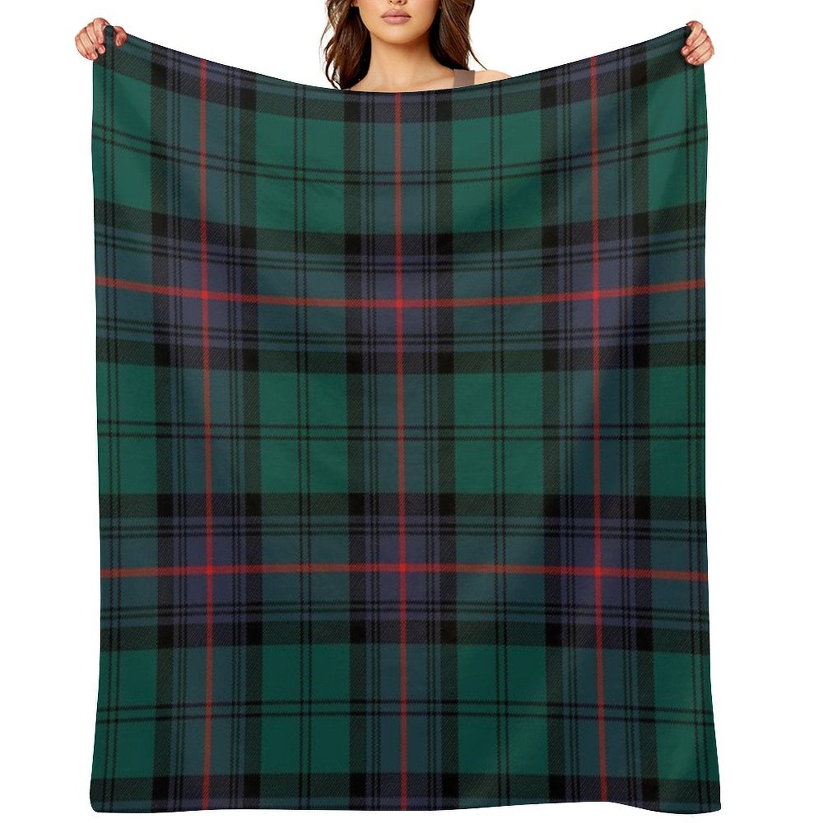 Armstrong Modern Tartan Sustainable Throw Blanket