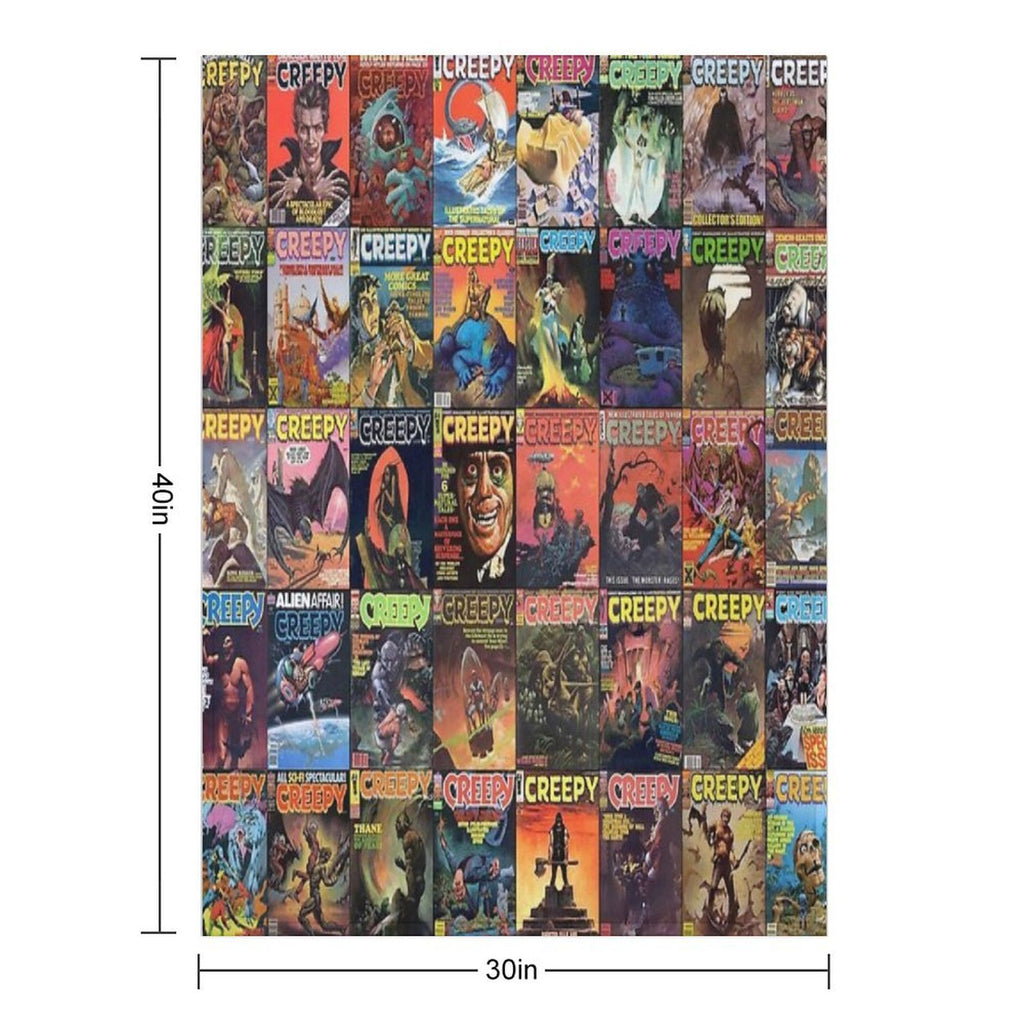 Creepy Versatility Throw Blanket