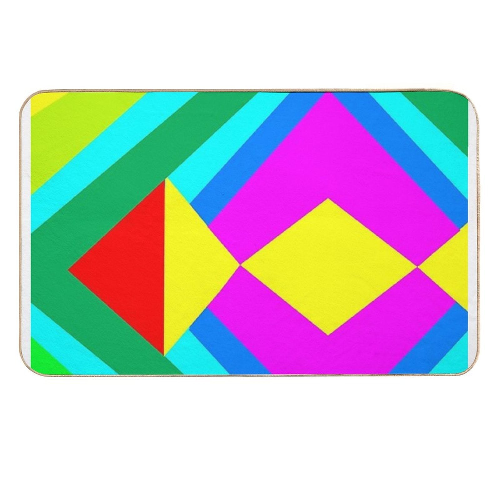 Arbitrary Abstract  Rapid-Drying Bath Mat