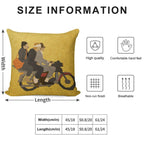 Motorcycle Soft High-Density Material Throw Pillow