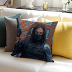 Hot Winter Soldier Soft Reinforced Edging Throw Pillow