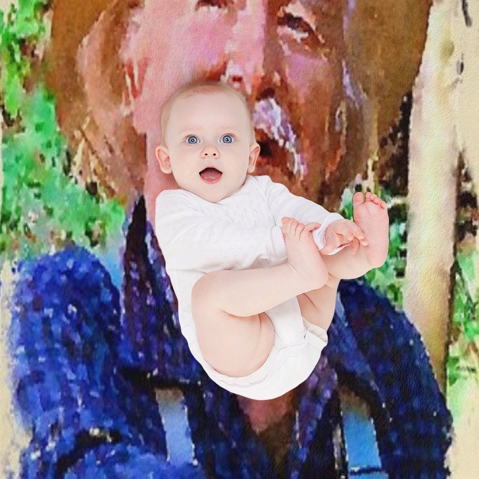 Grandpa The Waltons Plush Throw Blanket