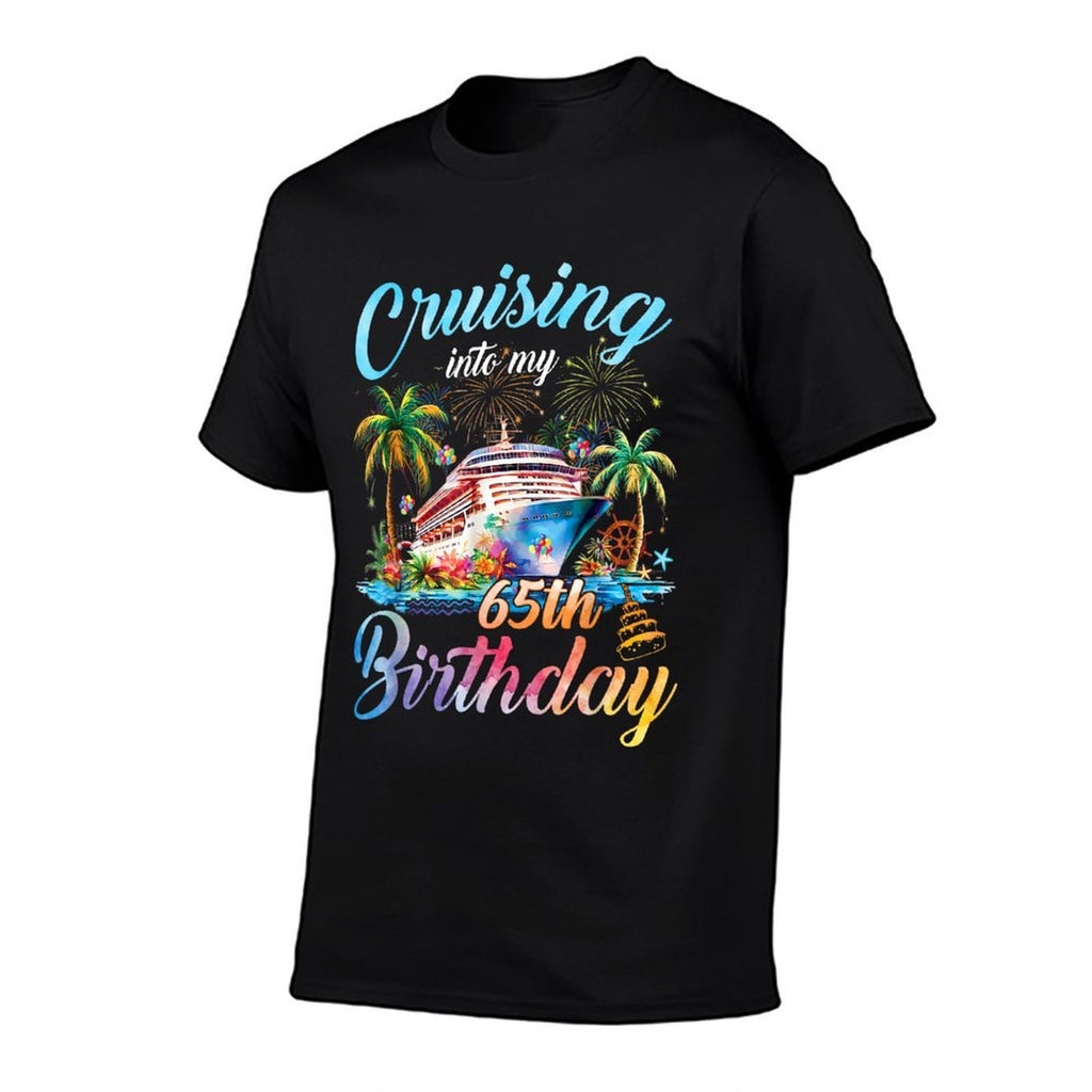 Cruising Into My 65th Birthday Family Cruise 65 Birthday  Affordable Price T-Shirt