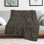 Distressed Colorful Pattern. Multi-functional Throw Blanket