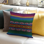 Peruvian Textile Pattern Soft Gift Ready Throw Pillow