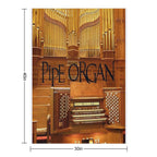 Big Pipe Organ Easy Care Throw Blanket