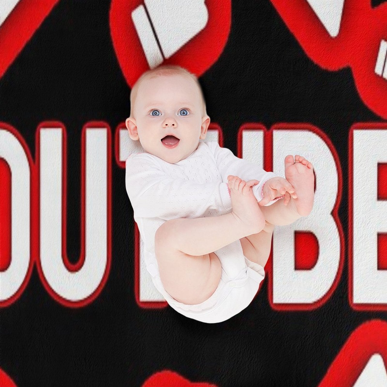 YouTuber Splash Design Velvety-soft Throw Blanket