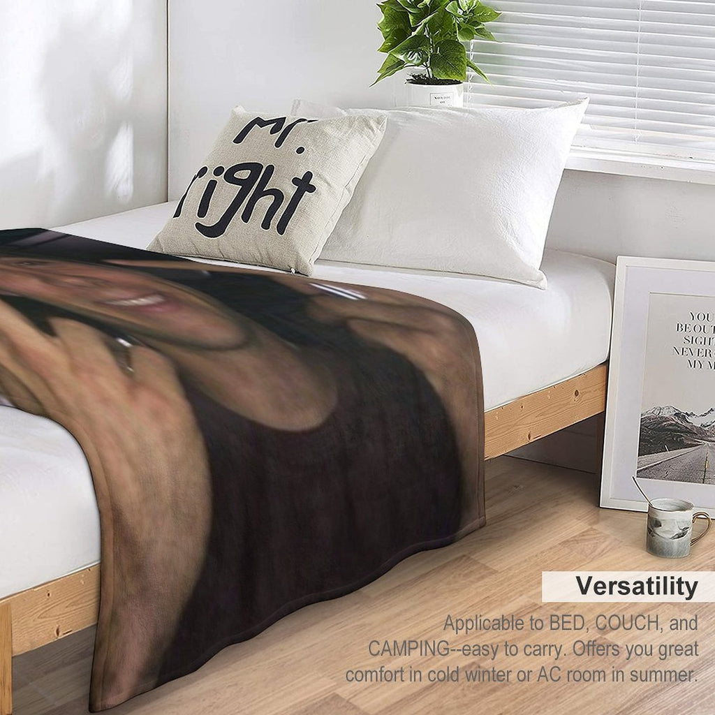 Dylan O’brien Middle Fingers Travel-friendly Throw Blanket