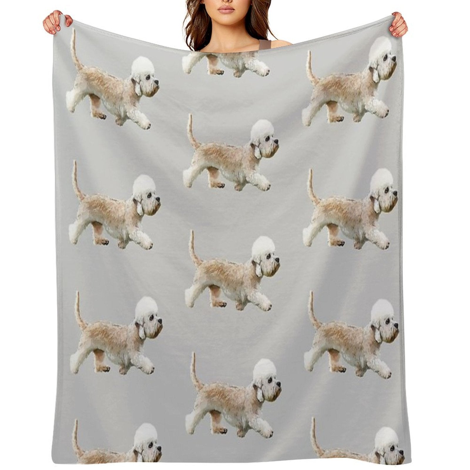 Dandie Dinmont Terrier Comfort Throw Blanket