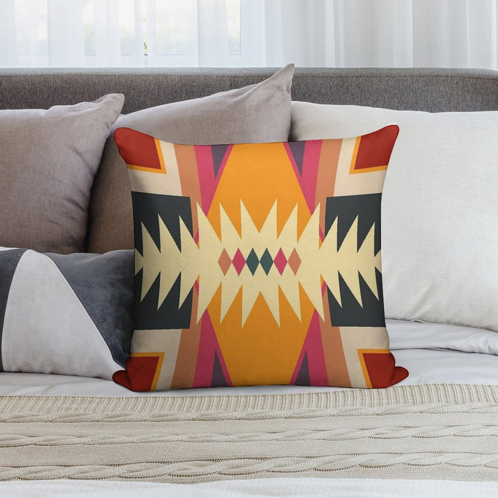 Navajo Design Eight Soft Skin-Friendly Throw Pillow