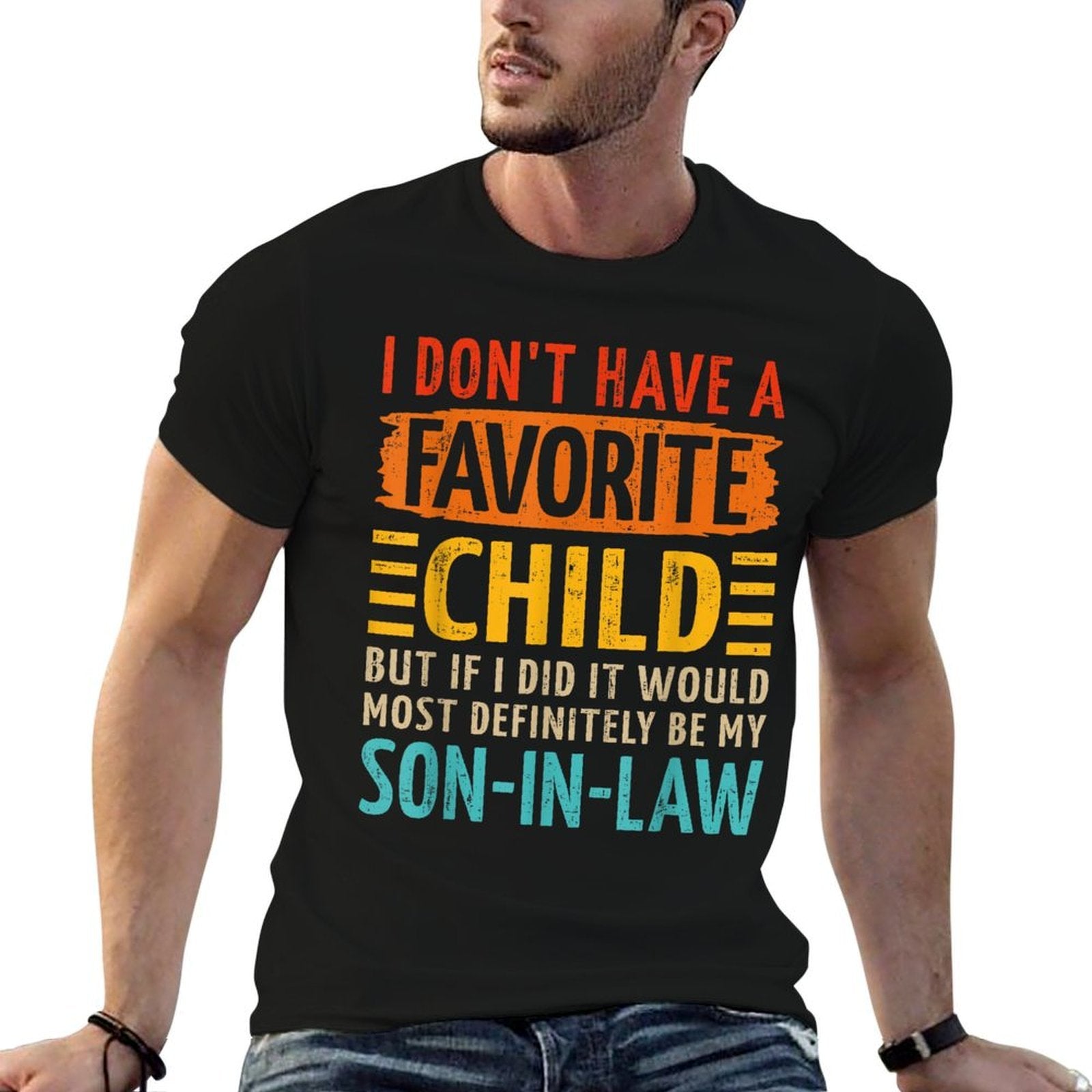 Favorite Child Son-in-law for Mother-in-law Mothers Day  Lightweight T-Shirt