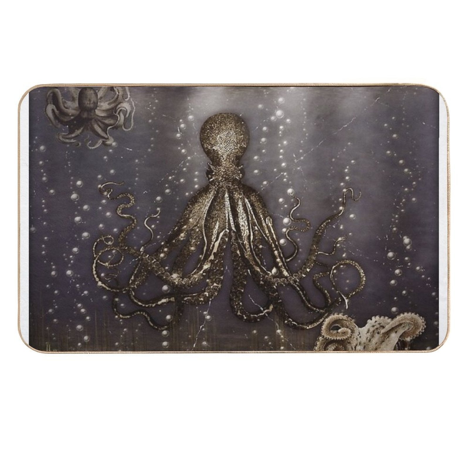 Octopus' Lair - Old Photo  Easy To Clean Bath Mat