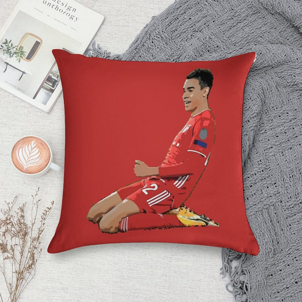 Jamal Musiala Soft Warmth Comfort Throw Pillow