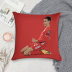 Jamal Musiala Soft Warmth Comfort Throw Pillow