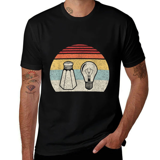 Retro Salt & Light Be Ye Salt Christ  Ribbed Collar T-Shirt