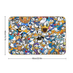 Donald Duck Kids Classic Funny Cartoon Ultimate Super Fine HD Collage  Dirt-Trapping Bath Mat