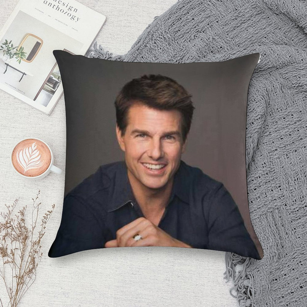 Handsome Actor Soft Skin-Friendly Throw Pillow