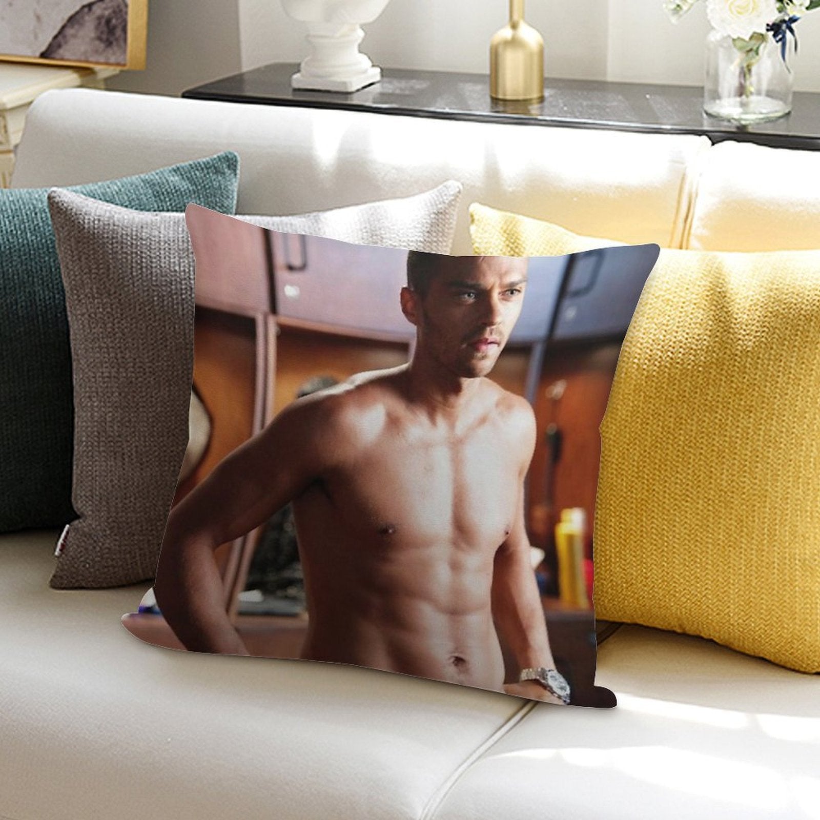 Jackson Avery Soft Easy Maintenance Throw Pillow