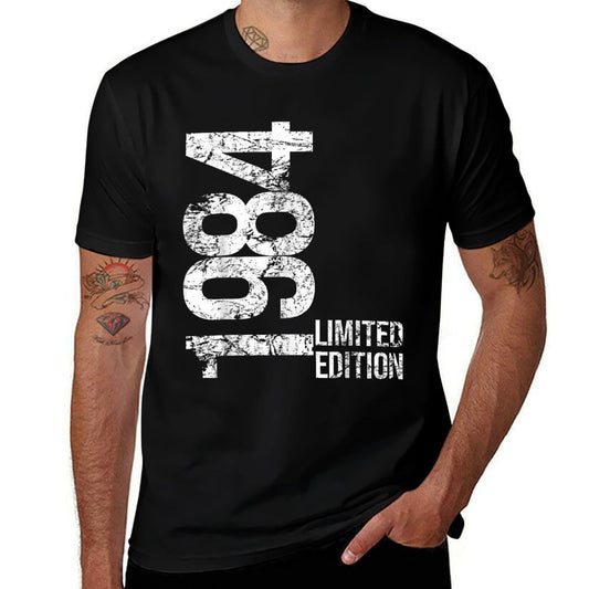 41st Birthday 41 Years Old Man Woman Vintage 1984  Oversized Silhouette T-Shirt