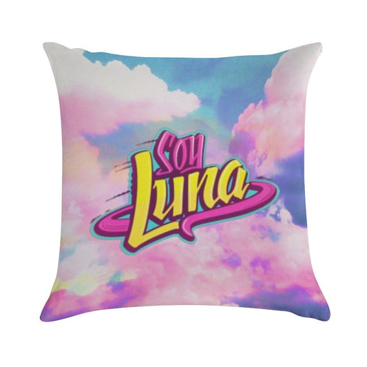 Soy Luna Logo Soft Decorative Cover Throw Pillow