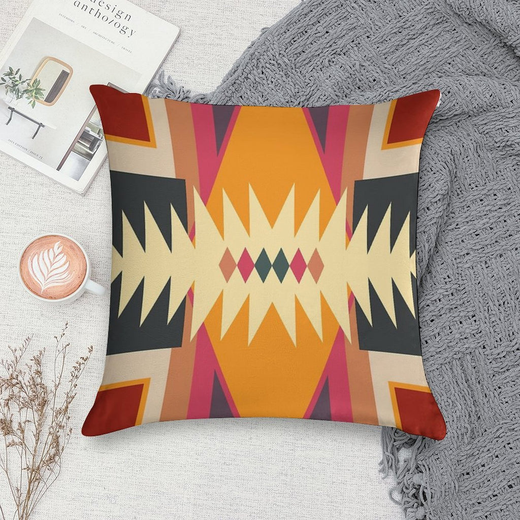 Navajo Design Eight Soft Skin-Friendly Throw Pillow
