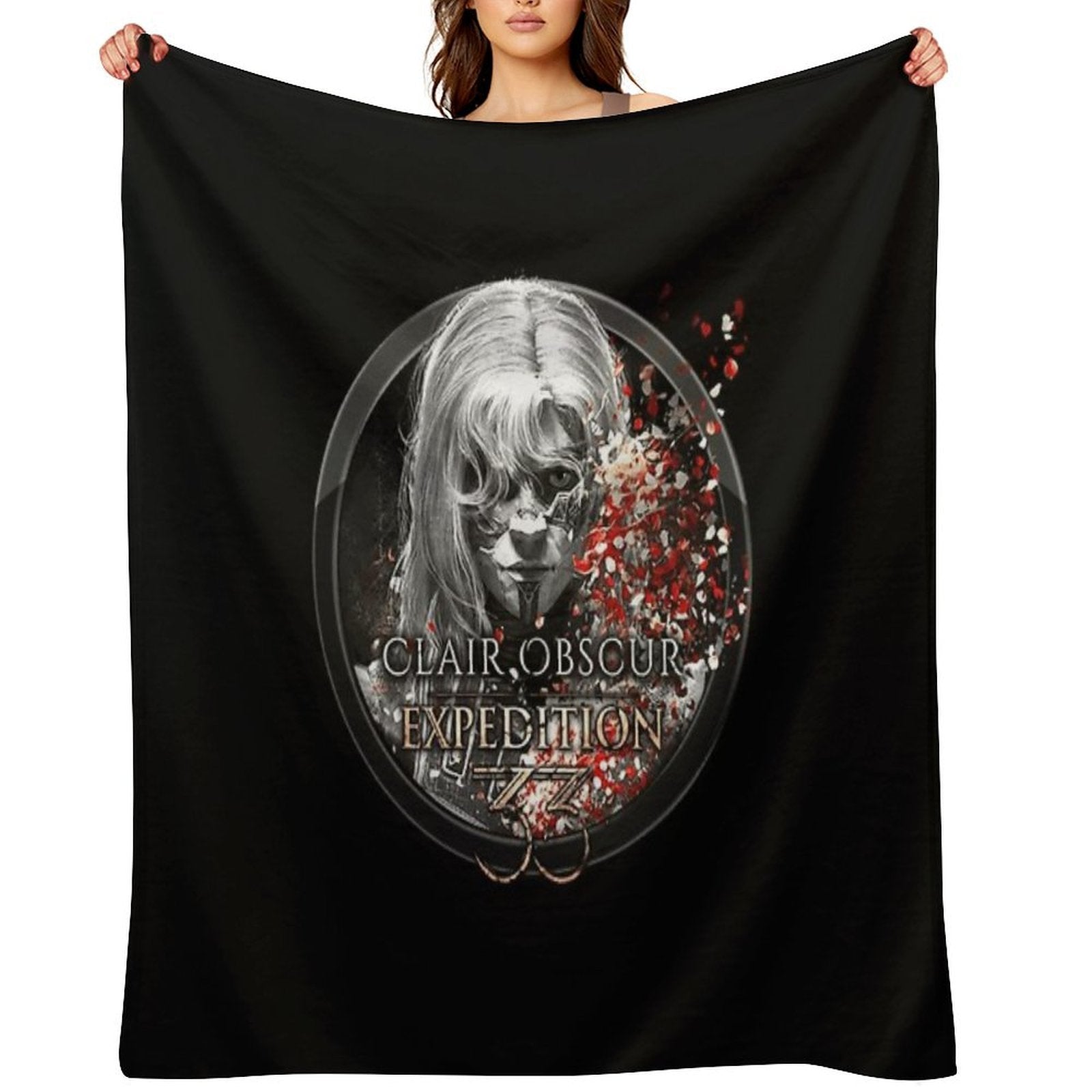 Character Fanart Inspired by Clair Obscur Expedition 33 Premium Throw Blanket