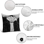 Number 4  Version 1 Soft Washable Throw Pillow