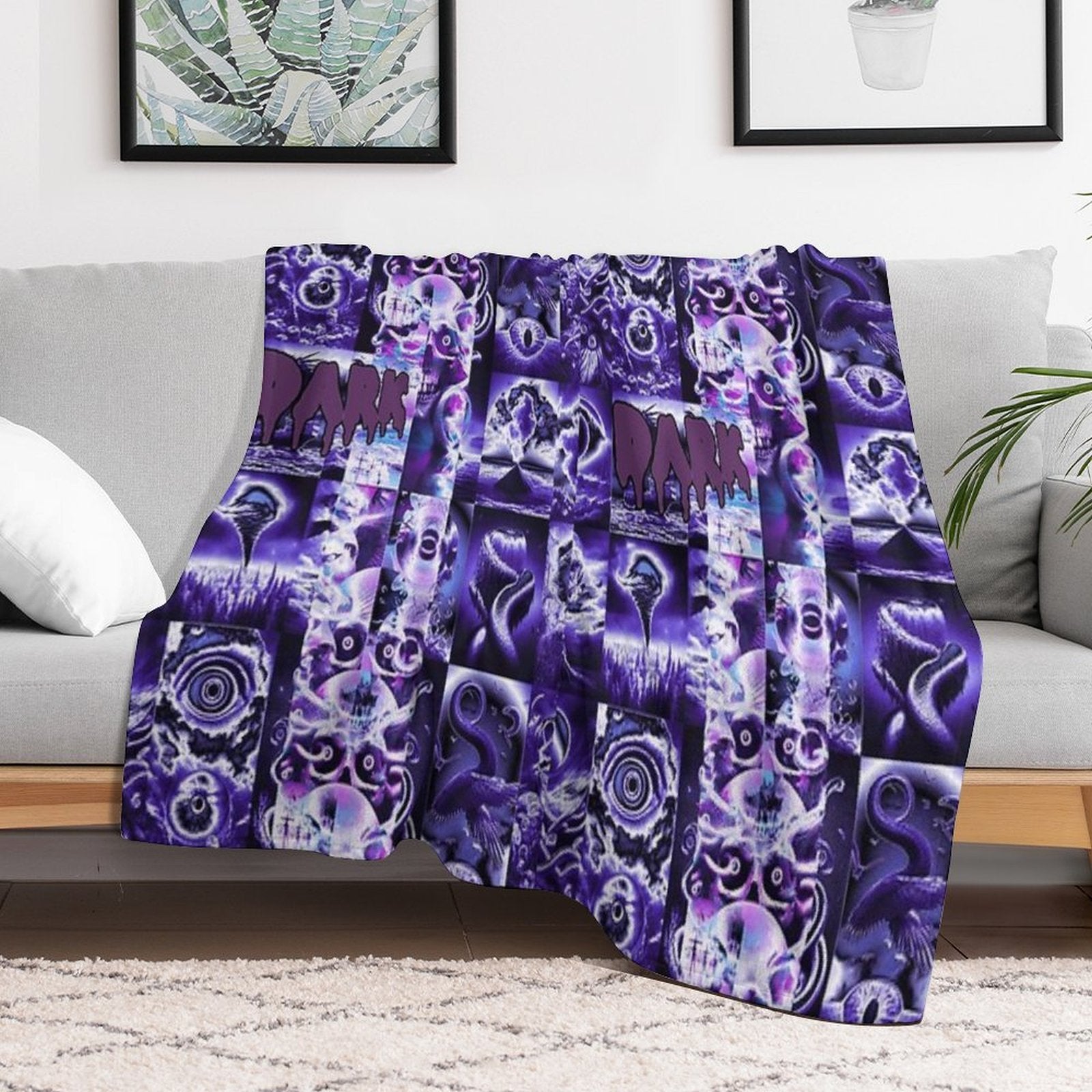 Strange Dark And Mysterious Compact Throw Blanket