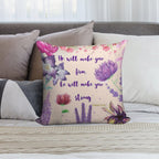 He Will Make You Strong 1 Peter 510 JW Soft Shrink-Resistant Throw Pillow