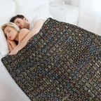 Distressed Colorful Pattern. Multi-functional Throw Blanket