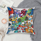 Transformers Rescue Bots Full Team Soft Washable Throw Pillow