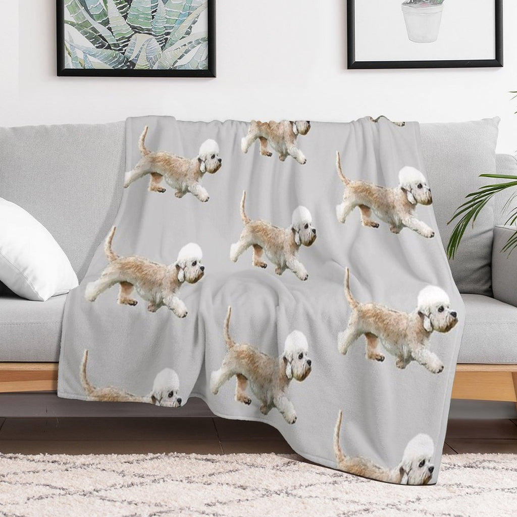 Dandie Dinmont Terrier Comfort Throw Blanket