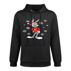 Looney Tunes Bugs Bunny Wearing An Ugly Christmas Sweater Pilling-Resistant Hoodie