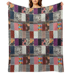 Patchwork Fabrics Premium Throw Blanket