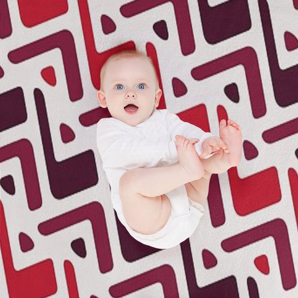 Classic Textile Primitive Bohemian Native American Pattern Eco-conscious Throw Blanket