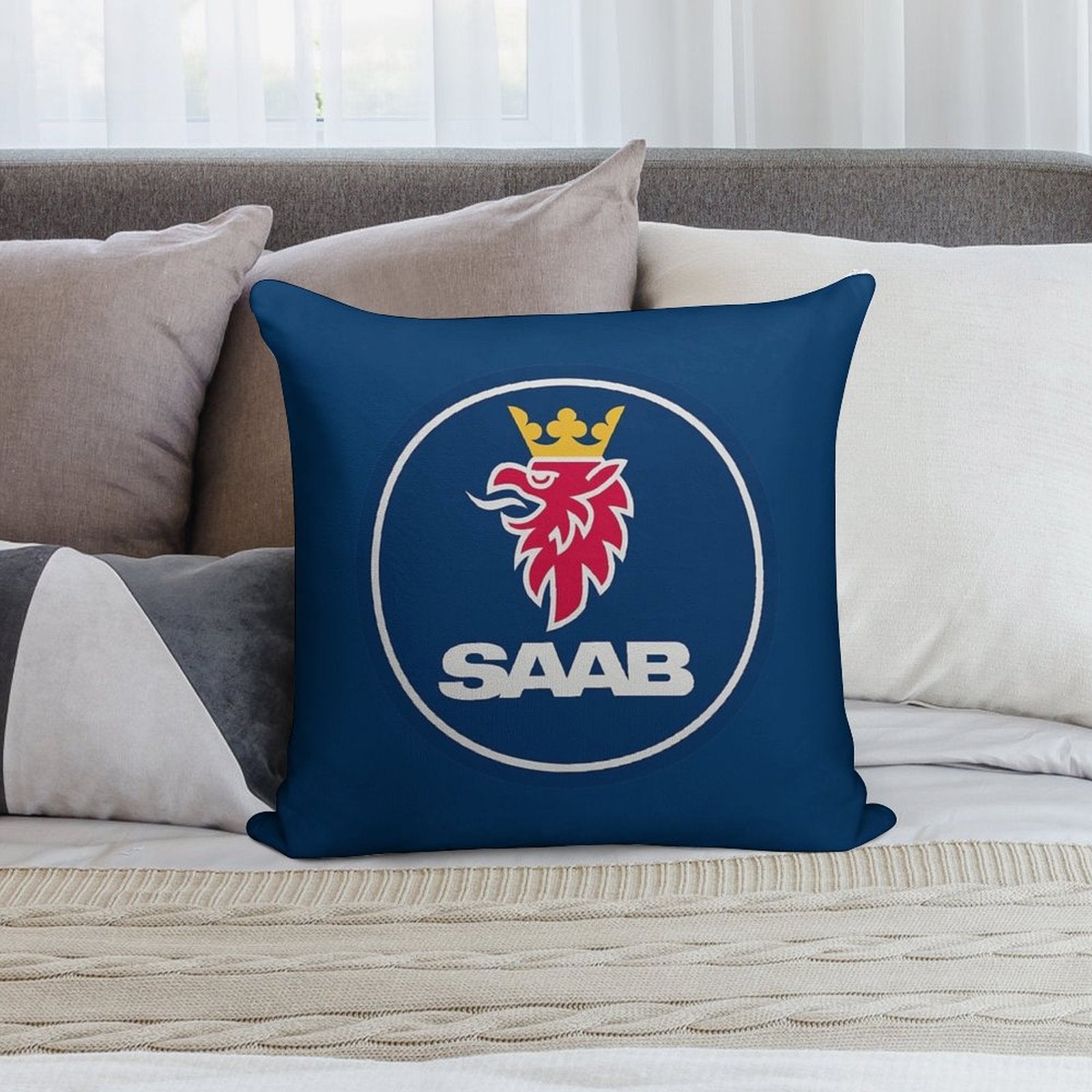 Saab Soft Bedroom Essential Throw Pillow